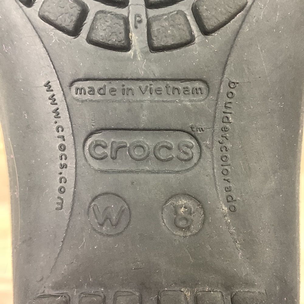 Crocs Ballet Flats Black Size 8 - Picture 9 of 11